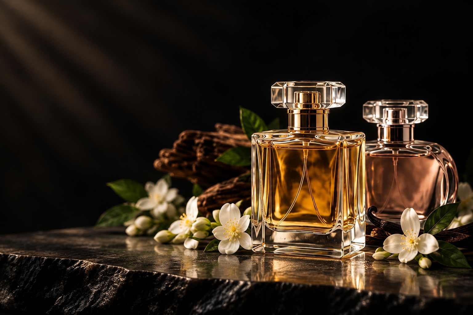 Luxury perfume bottles