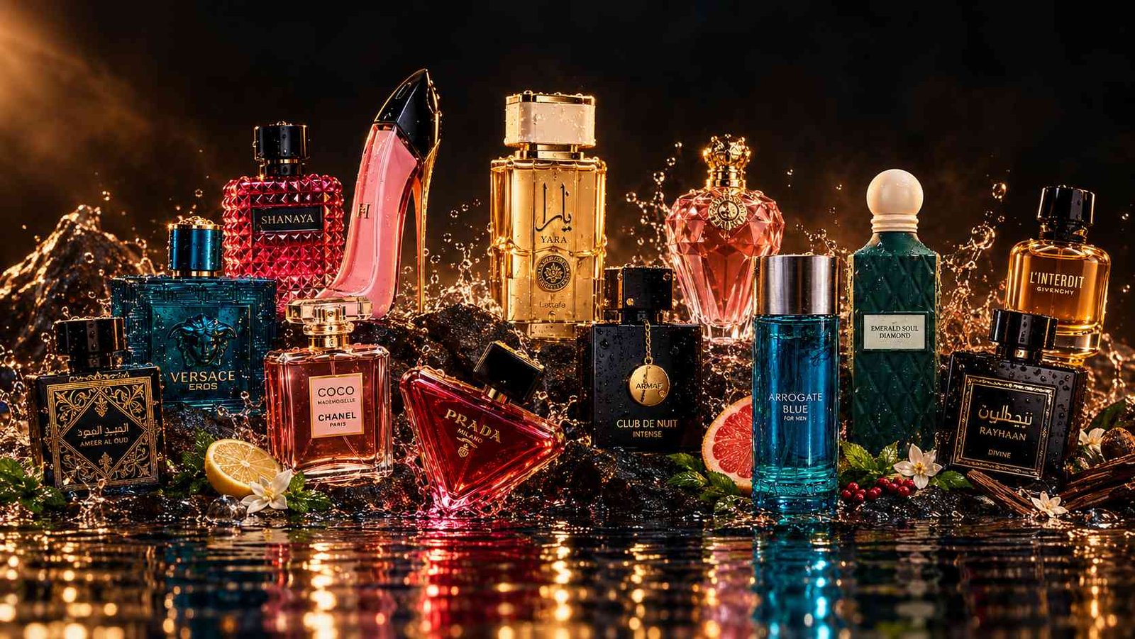 Luxury perfume bottle