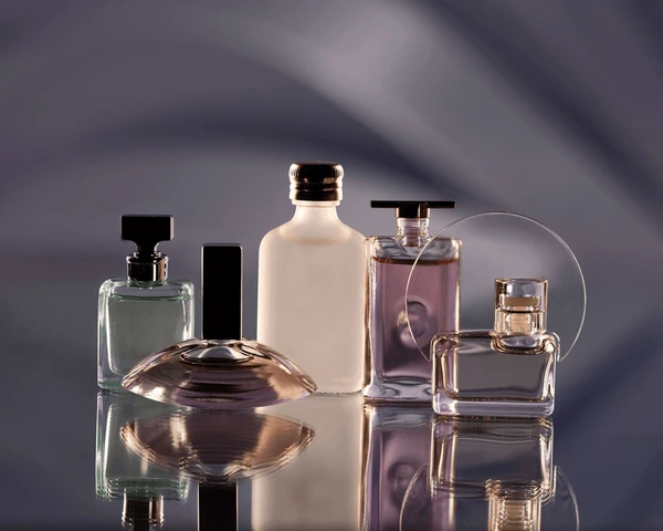 Luxury perfume bottles